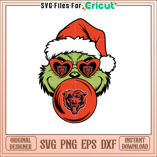 Grinch Bears Christmas SVG Design