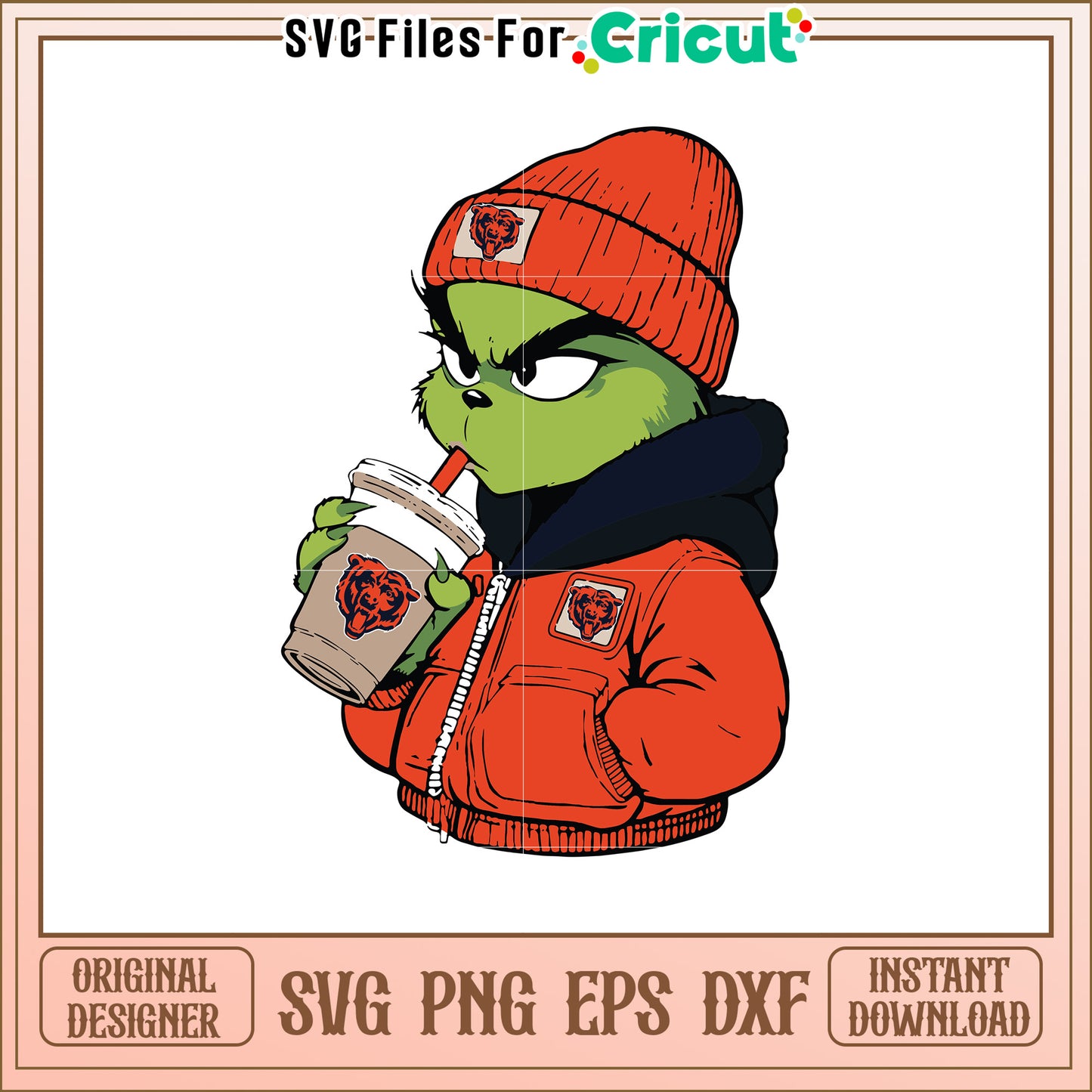 Grinch Bears SVG Design