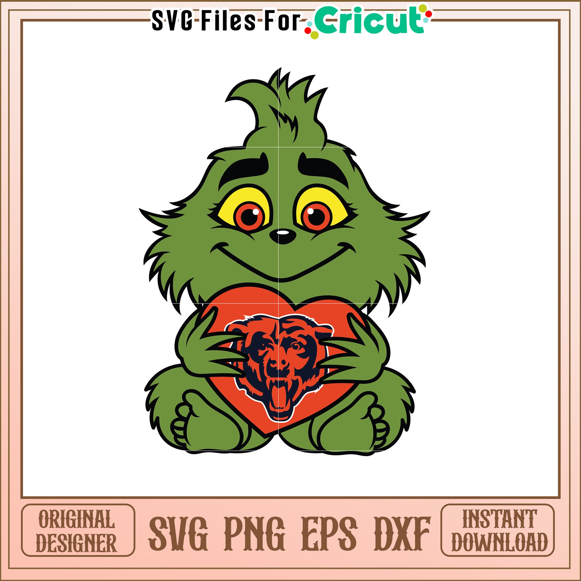 Grinch Bears SVG Design Download