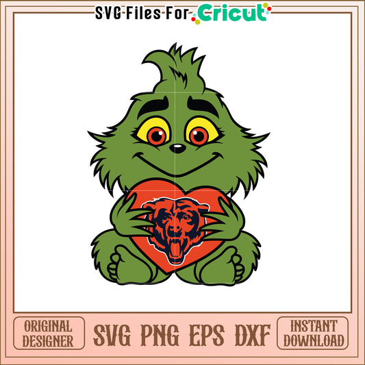 Grinch Bears SVG Design Download