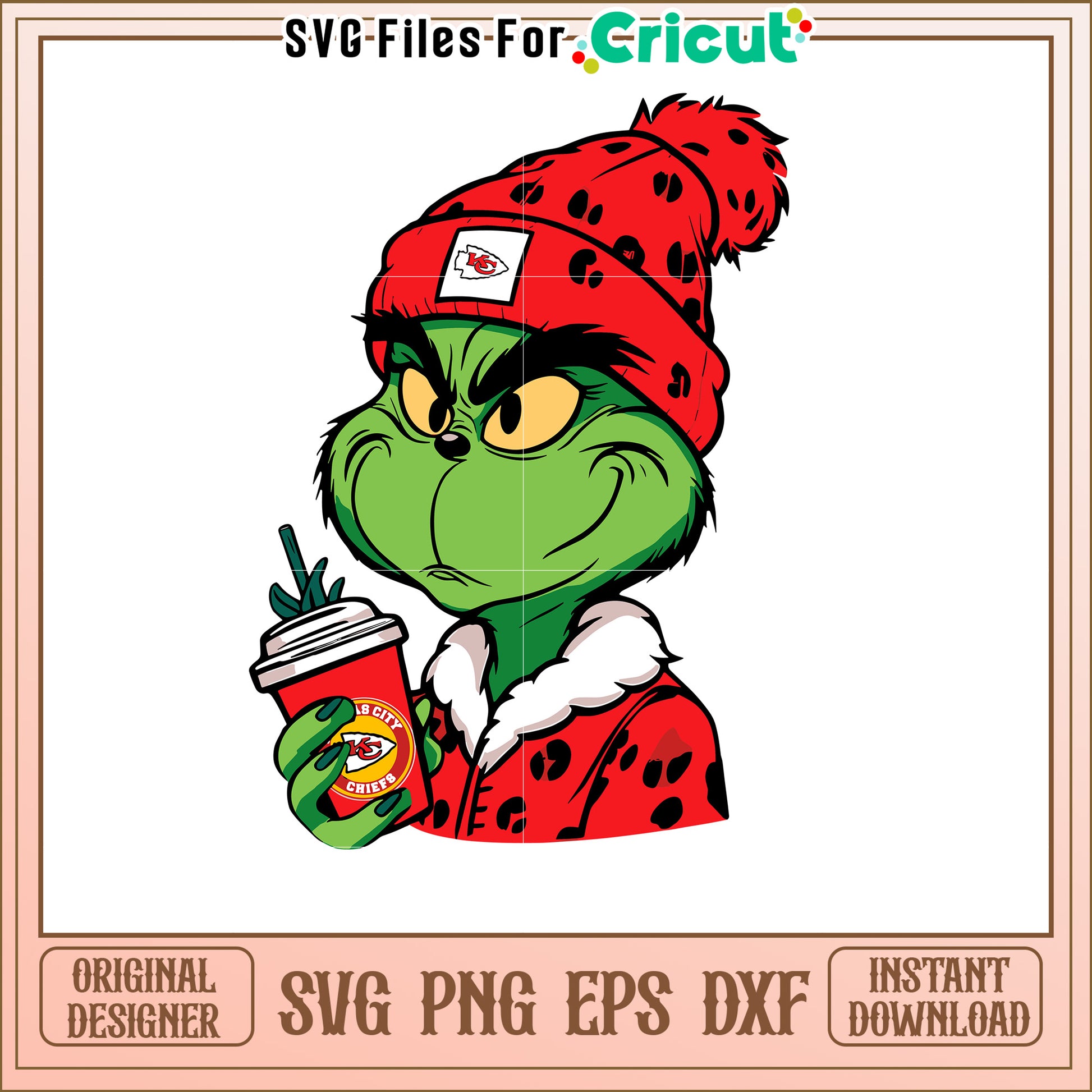 Grinch Chiefs SVG