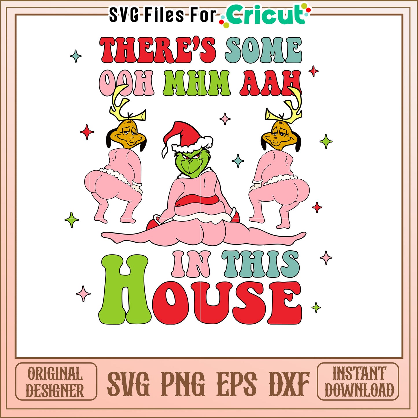 Grinch Christmas SVG Design