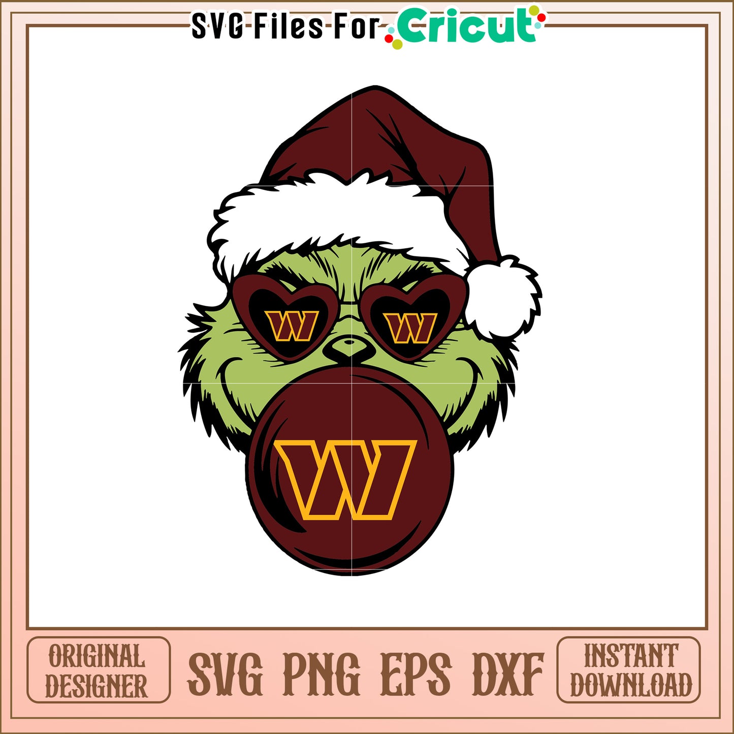 Grinch Christmas SVG Design for Holiday Decor