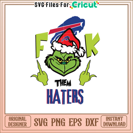 Grinch Christmas SVG Design for Sports Fans
