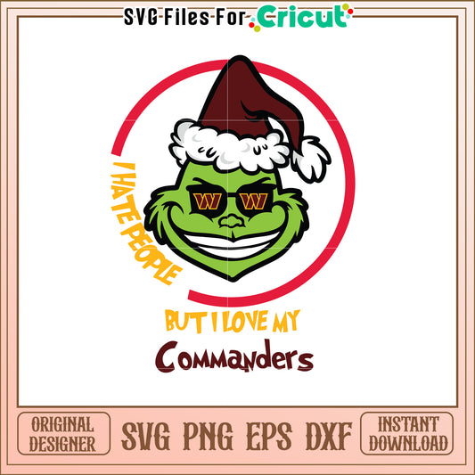 Grinch Commanders SVG Design