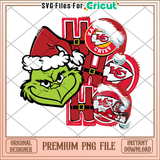 Grinch Holiday PNG Design for Christmas Crafts, Instant Download File