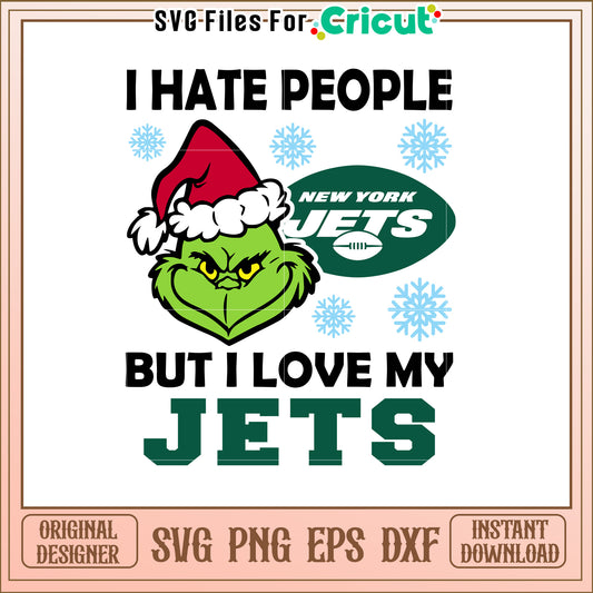 Grinch NY Jets SVG Design