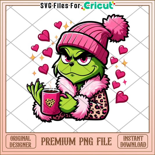 Grinch PNG Sublimation Design
