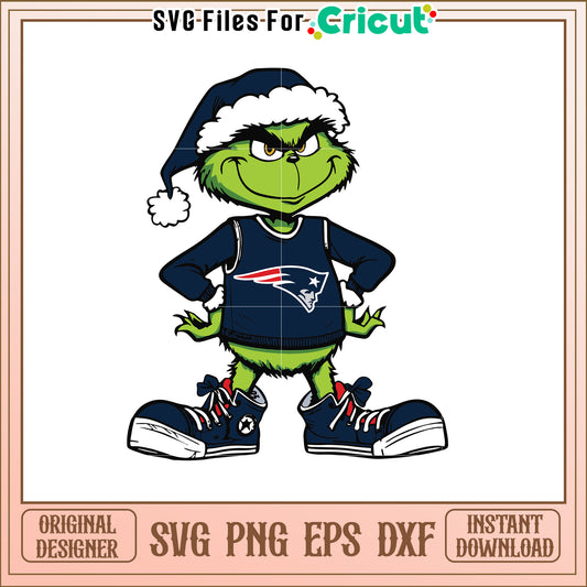 Grinch Patriots SVG Design