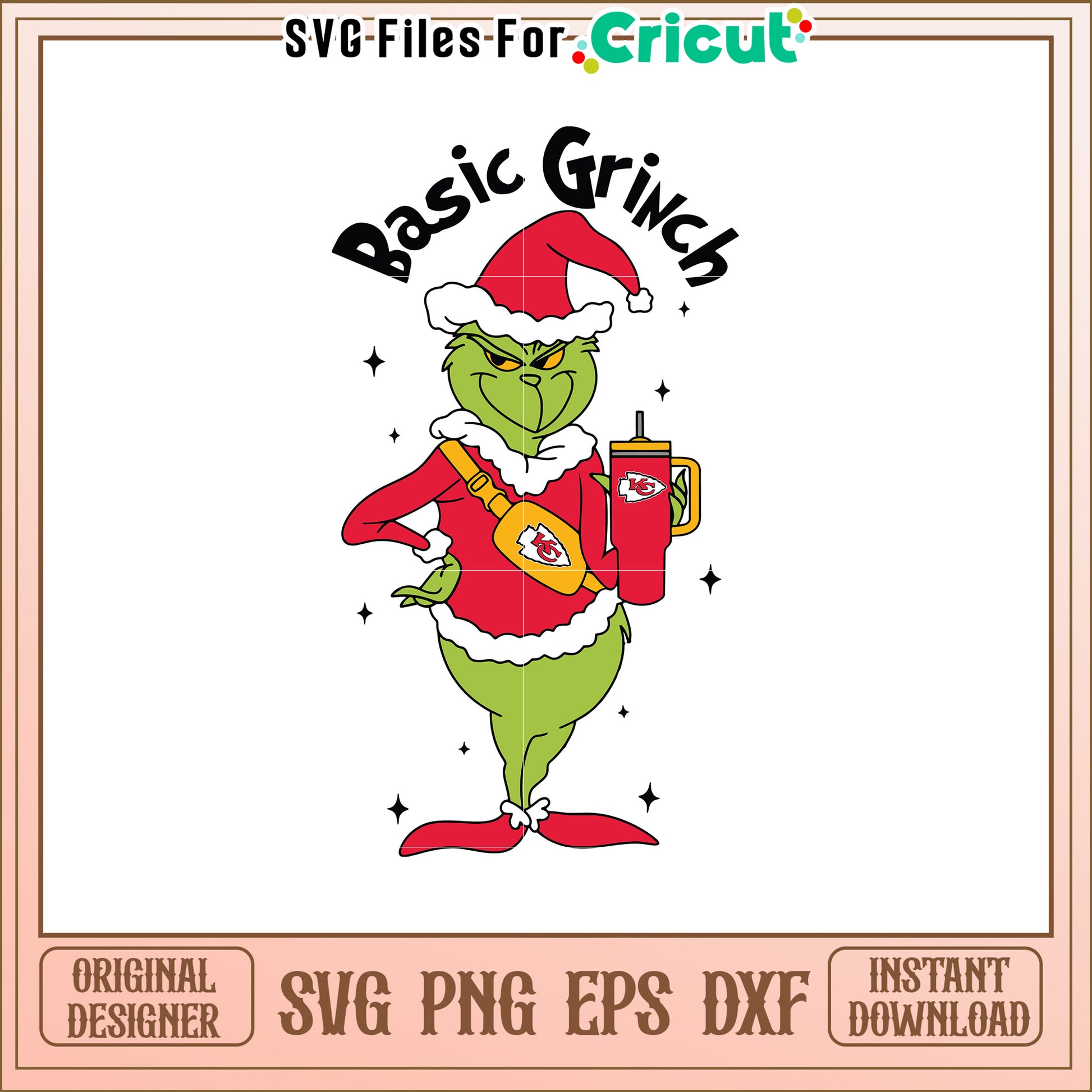 Grinch SVG Christmas Kansas City Chiefs