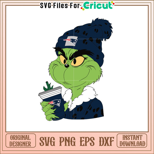 Grinch SVG Design with Sports Theme for Fans