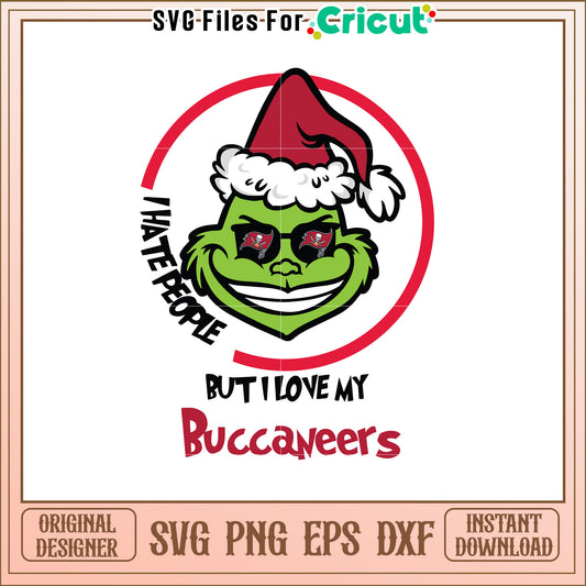 Grinch Soccer Fan SVG Design for Buccaneers Lovers