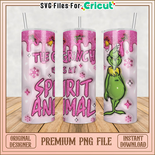 Grinch Spirit Animal PNG Sublimation