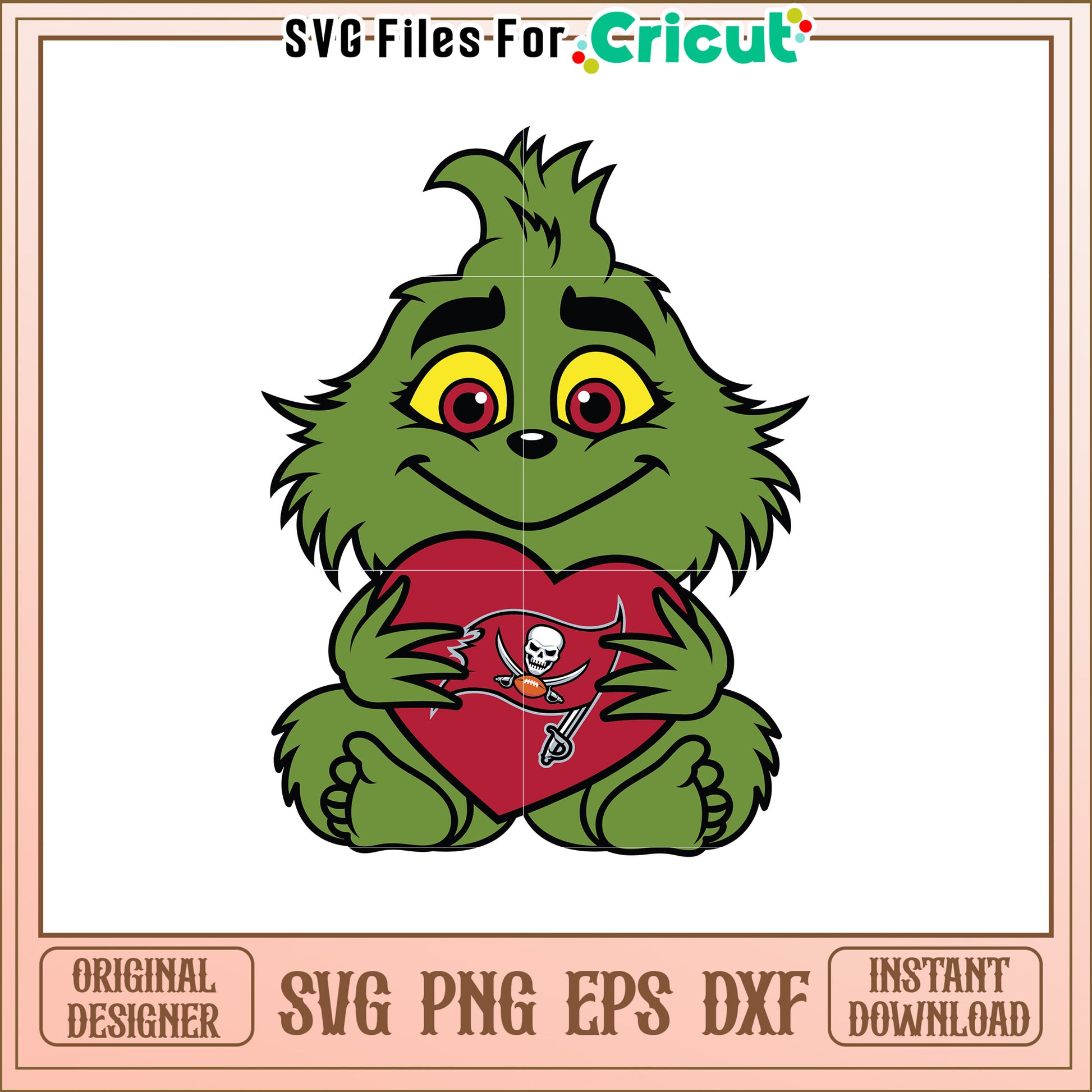 Grinch Tampa Bay Buccaneers SVG Design