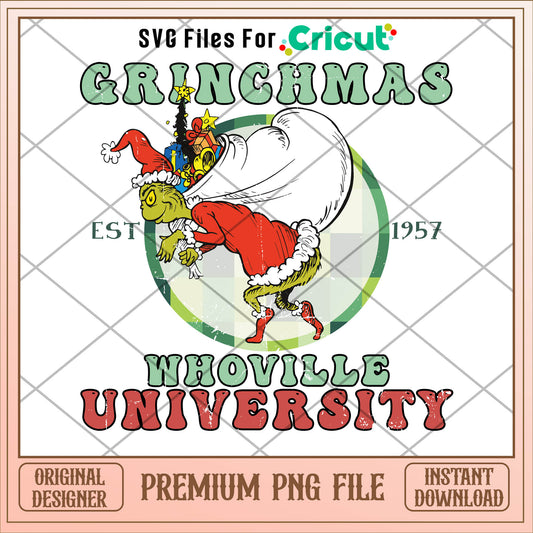 Grinch Grinchmas whoville university png, grinch png, christmas png