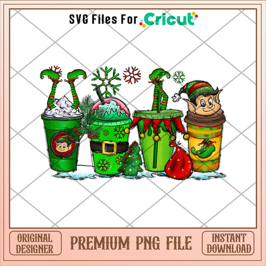 Grinch coffee christmas png, grinch png, christmas png
