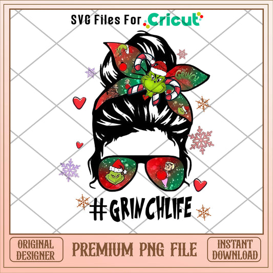 Grinch hashtag grinchlife png, grinch png, christmas png