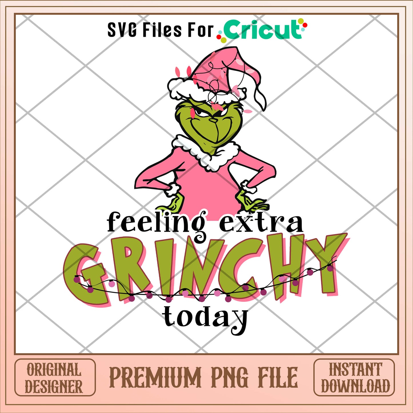 Grinch mom feeling extra grinchy today png, grinch png, christmas png