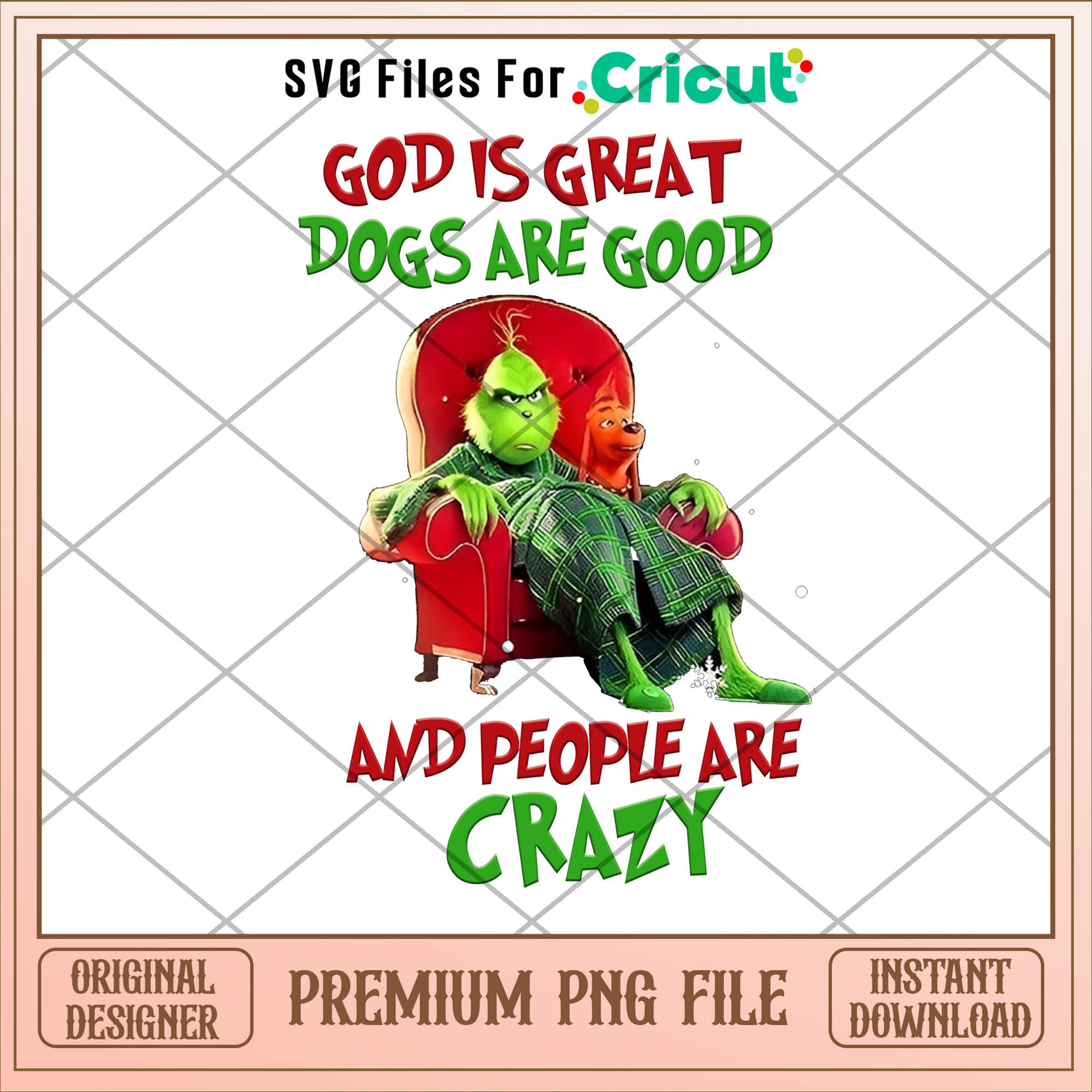 Grinch people are crazy png, grinch png, christmas png