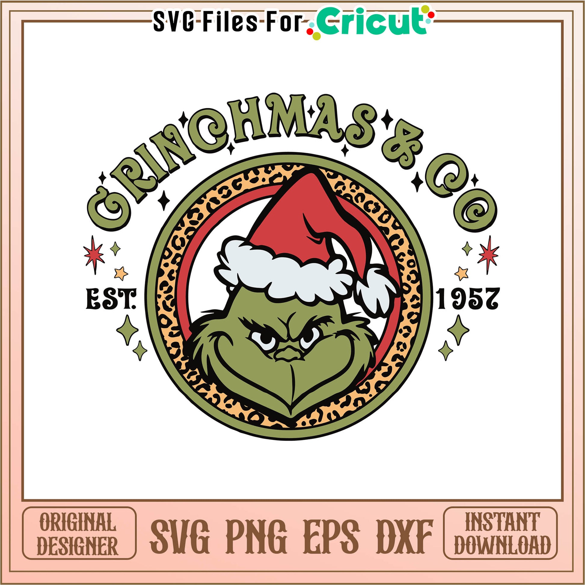 Grinch christmas and co 1957 svg, the grinch characters cartoon​ svg
