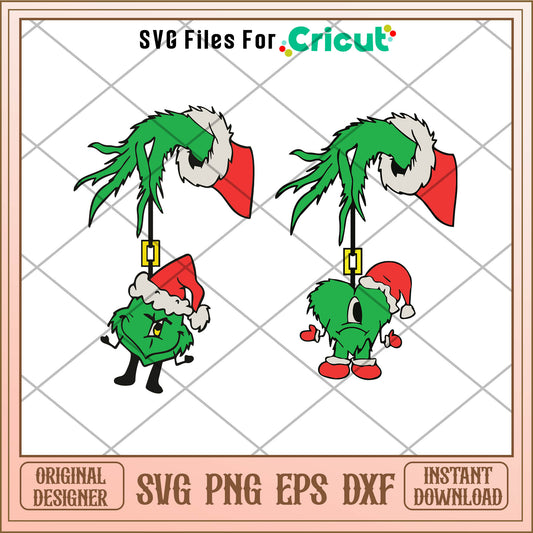 Grinches Hand Christmas Bad Bunny Svg, the grinch hands svg