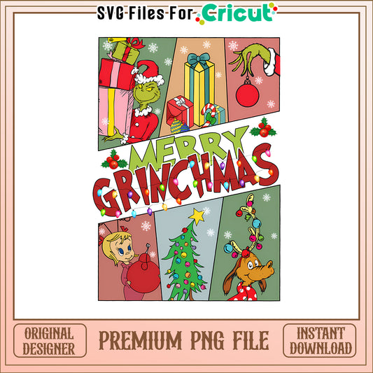 Grinch friends merry christmas png, grinch and friends​​​ png