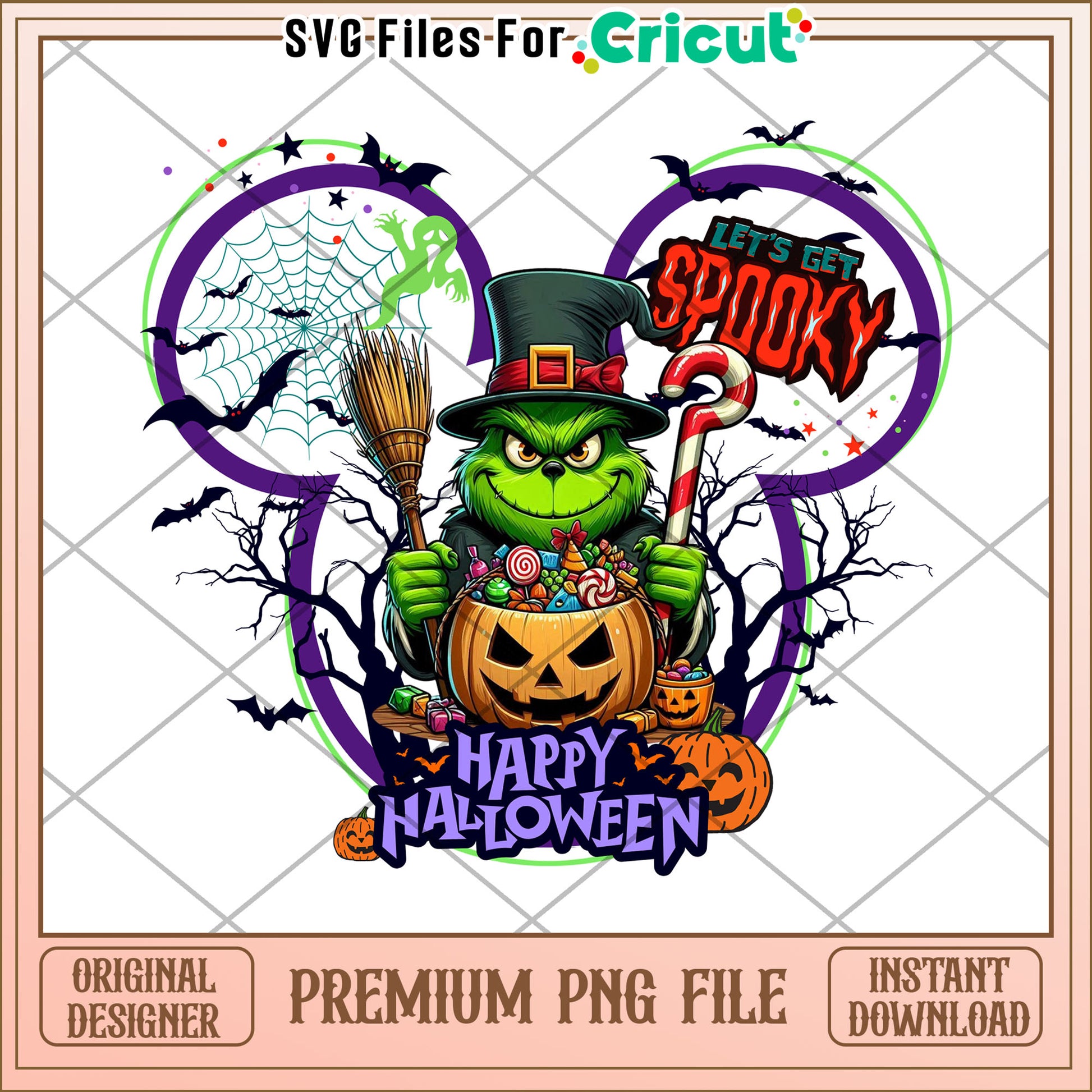 Grinch happy halloween png, halloween​ costumes png, halloween time png