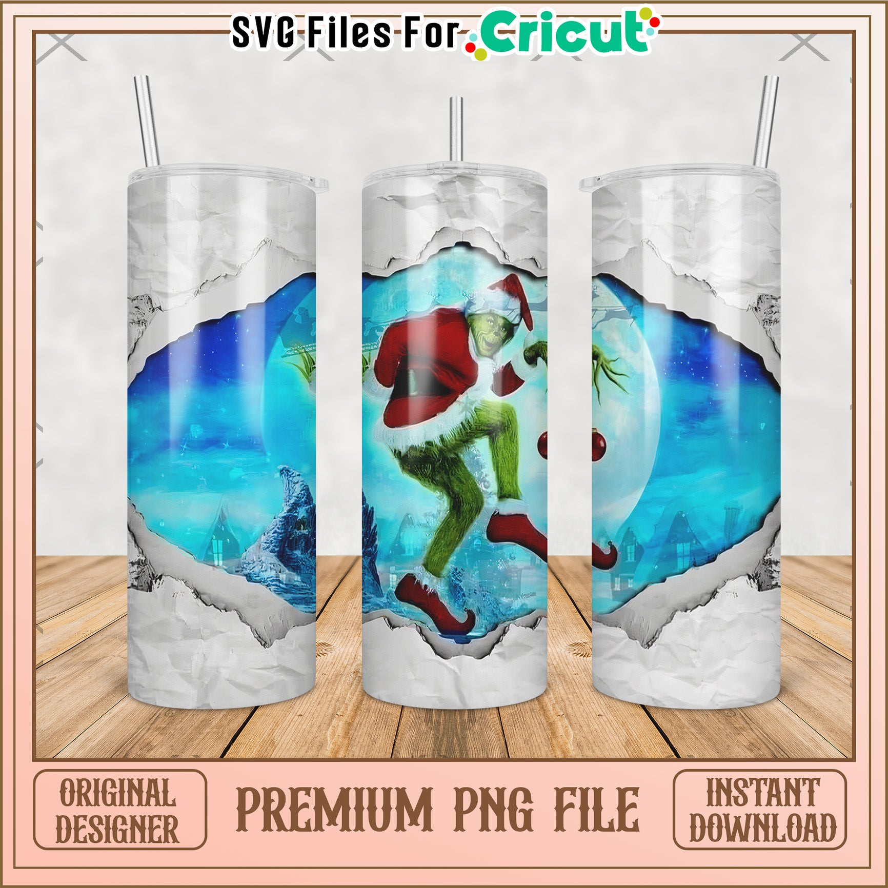 Grinch live action tumbler png, grinch movie​ png, grinch costume​ png