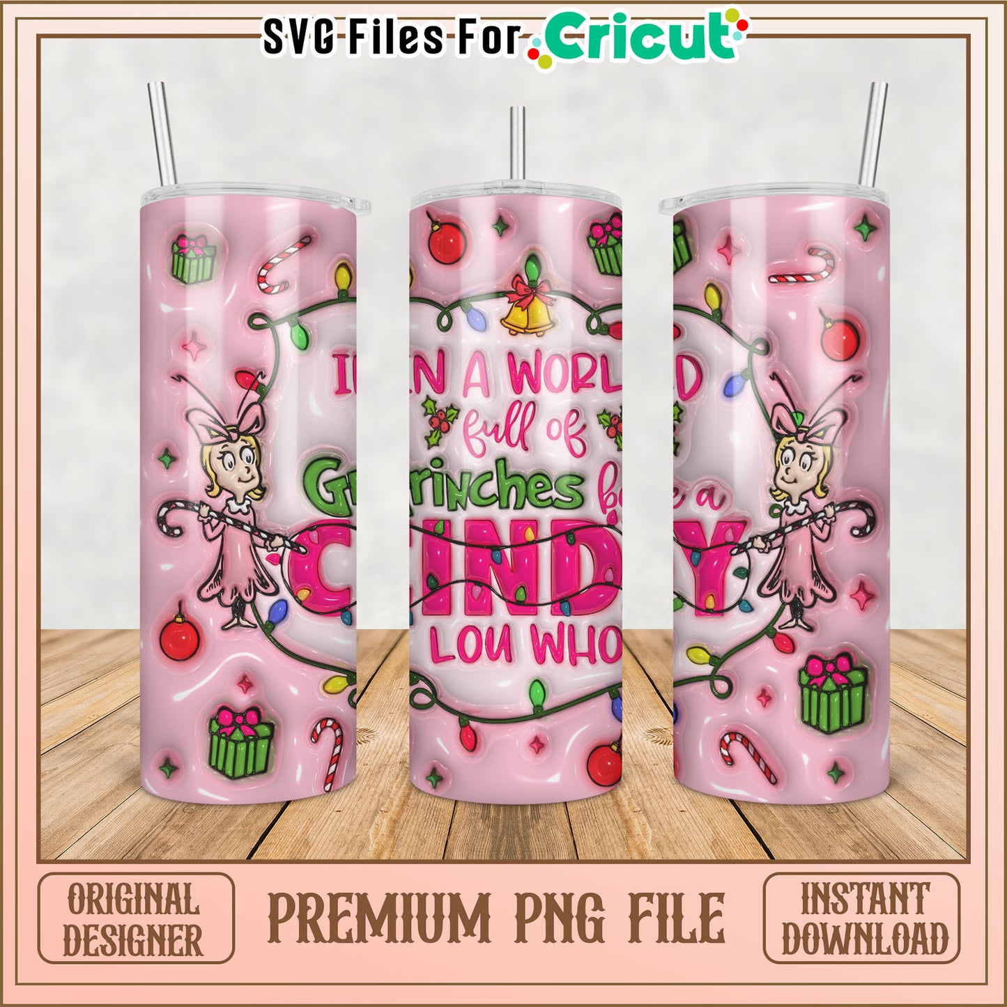 Grinchmas Cindy Lou PNG Sublimation