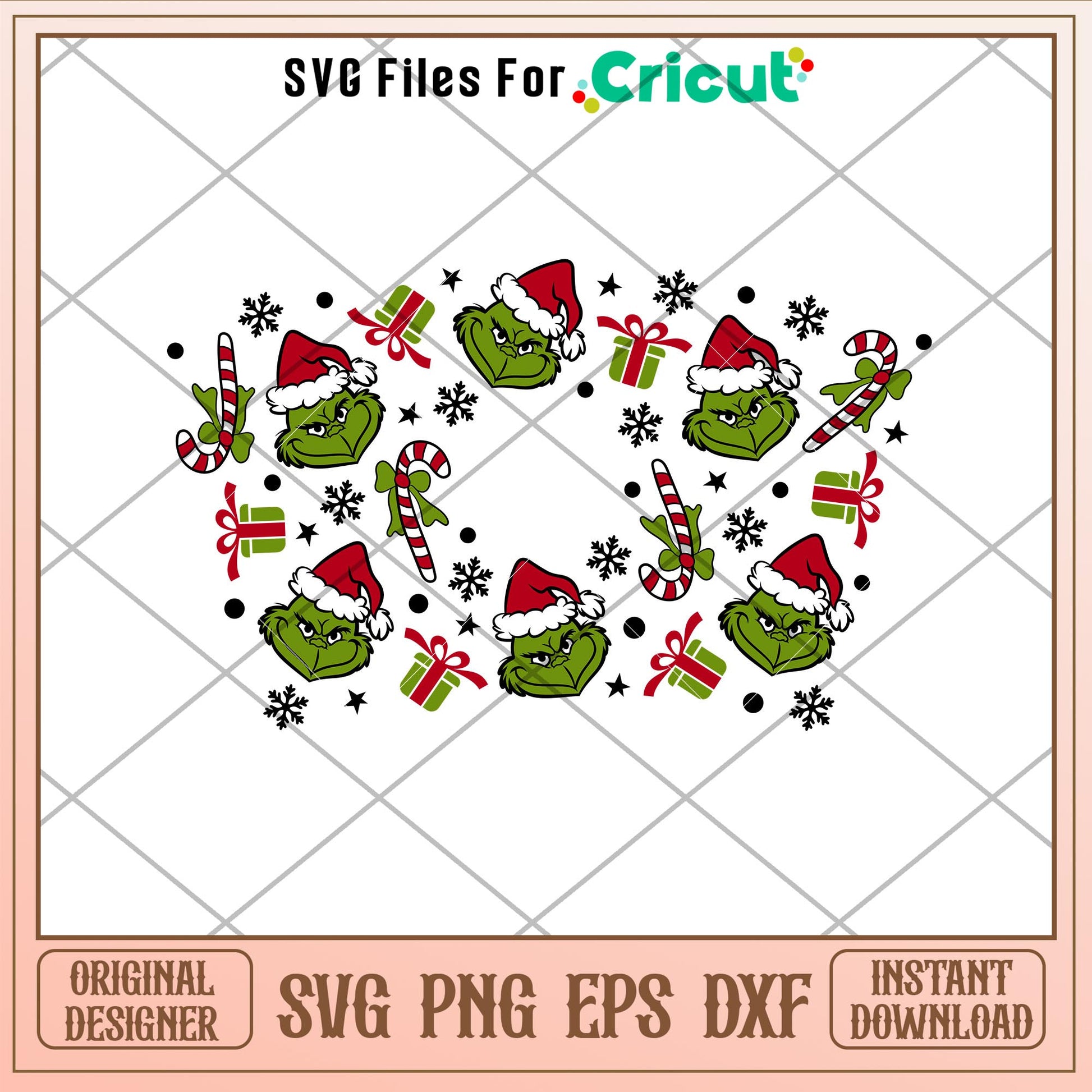Grinchmas Lollipops Full Wrap, Grinchmas Lollipops Full Wrap Svg