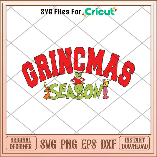 Grinchmas Season Max Cindy Lou Who SVG, cindy lou who and max​ svg