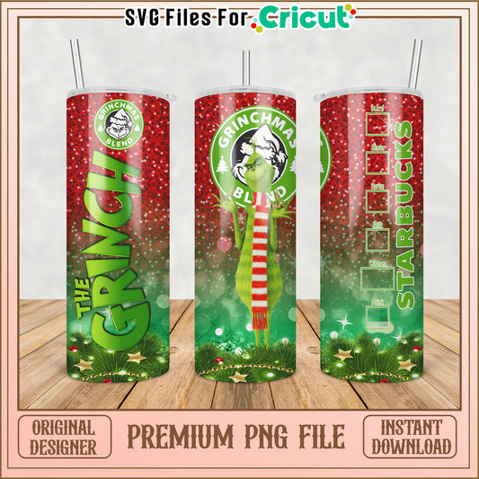 Grinchmas Starbucks Tumbler PNG