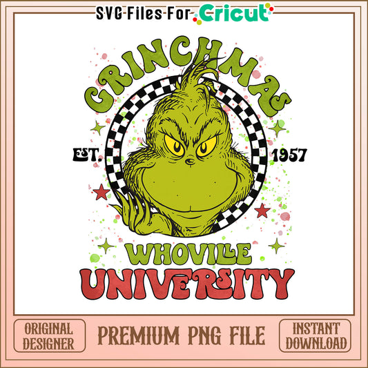 Grinchmas who ville university png, grinchmas est 1957 png