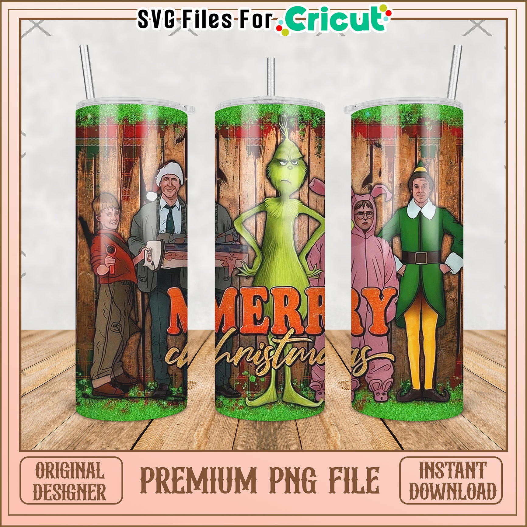 Grinch merry chrstmas tumbler png, grinch movie​ png, grinch costume​ png