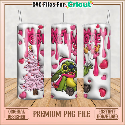 Grinchmode Stitch PNG Sublimation
