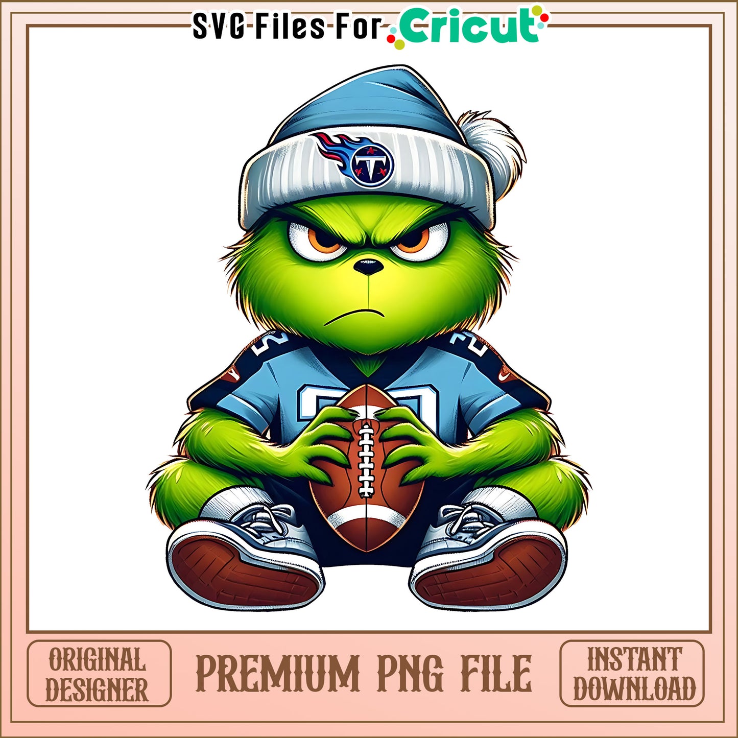 Grinch player football Titans png, Tennessee Titans png, NFL png