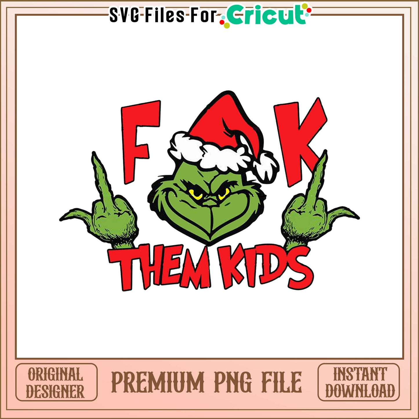 Grinch them kids merry christmas png, the grinch cartoon​ png