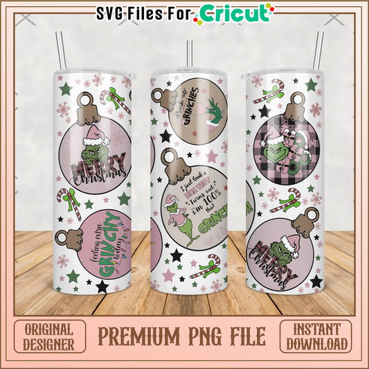 Grinch tumbler png, grinch live action png, christmas grinch png
