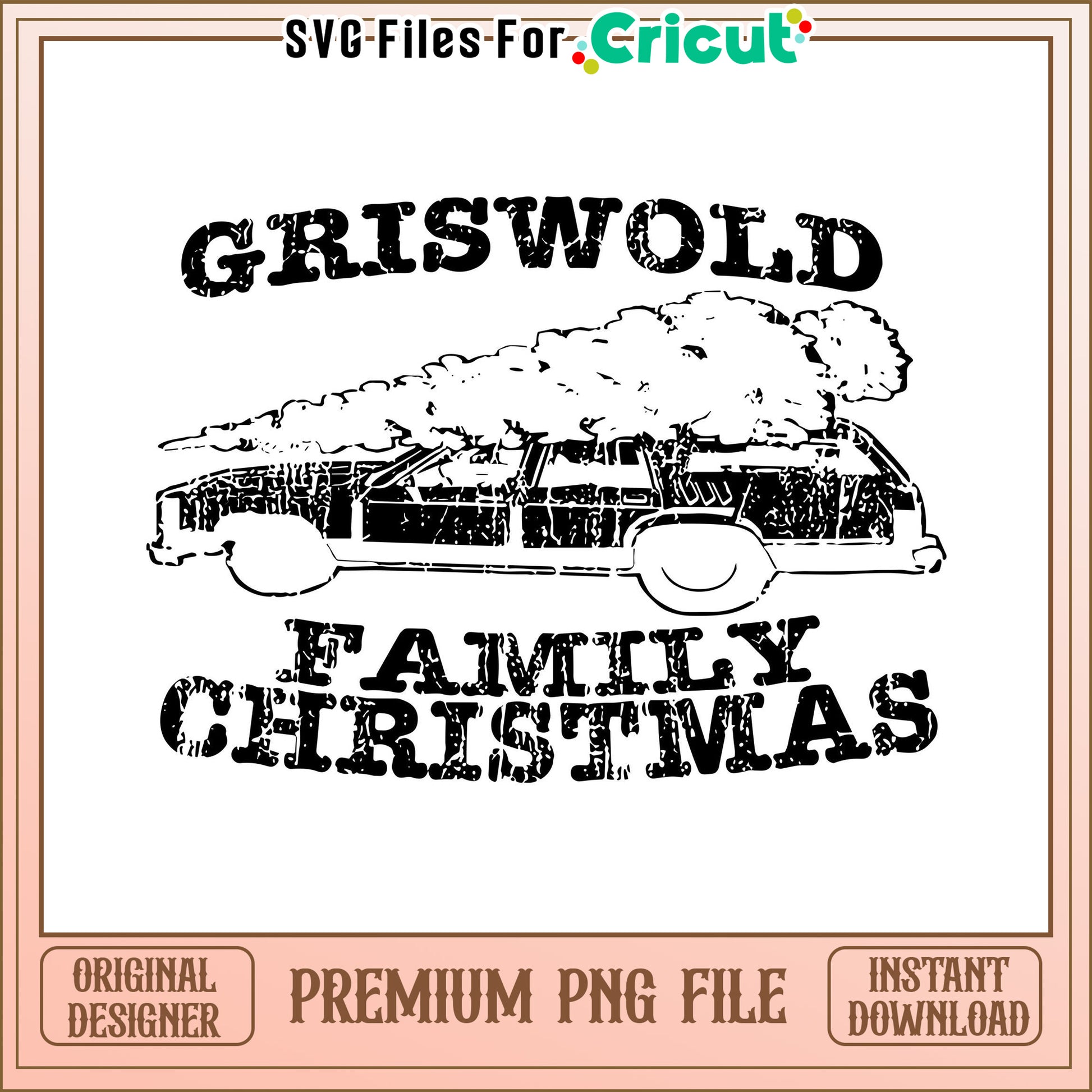Griswold Family Christmas PNG Design, Instant Download for Crafts