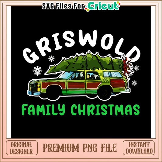 Griswold Family Christmas PNG Design, perfect for holiday decor