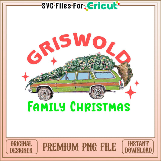 Griswold Family Christmas PNG, perfect for holiday crafting fun