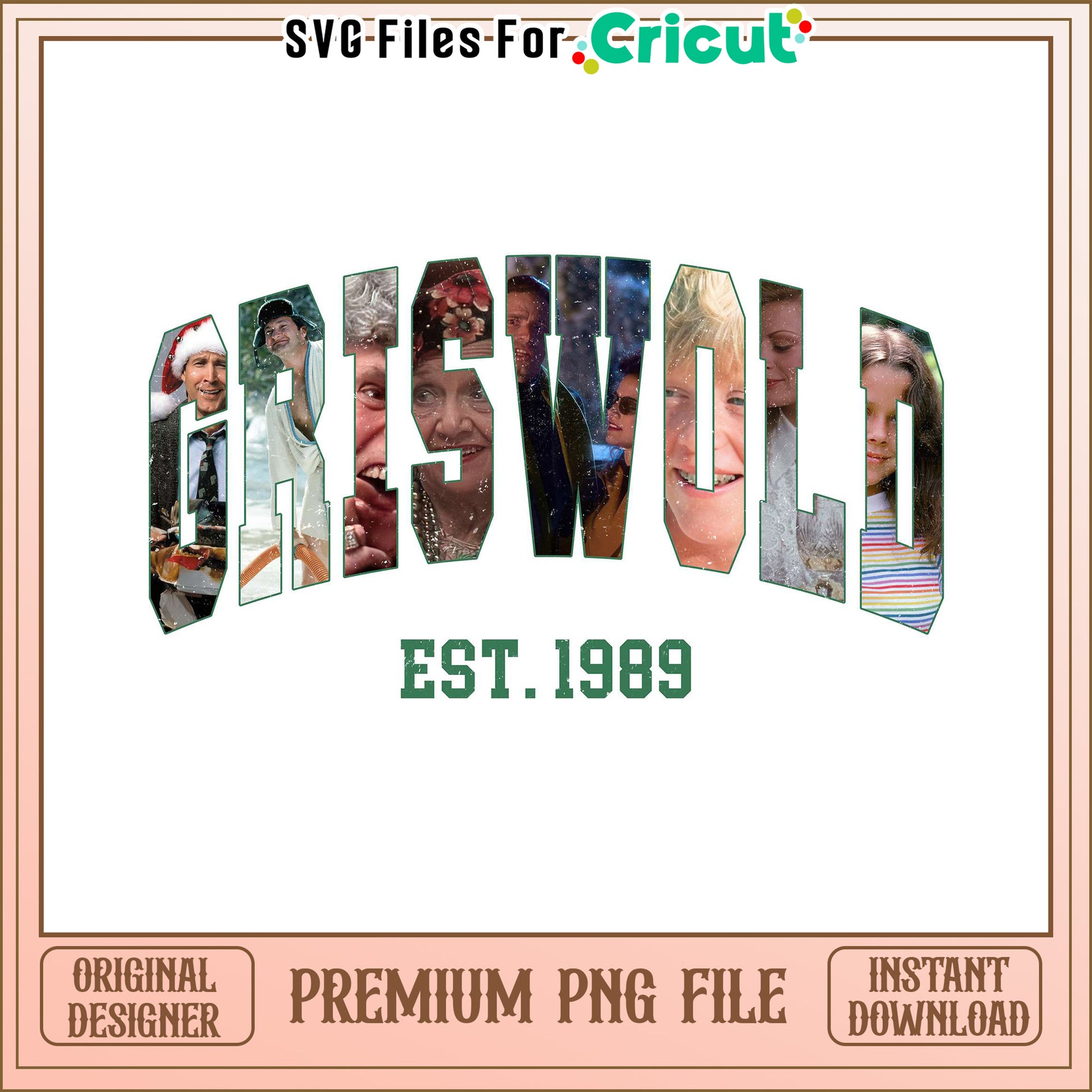 Griswold Family Design PNG File for Instant Download, Perfect for Crafts