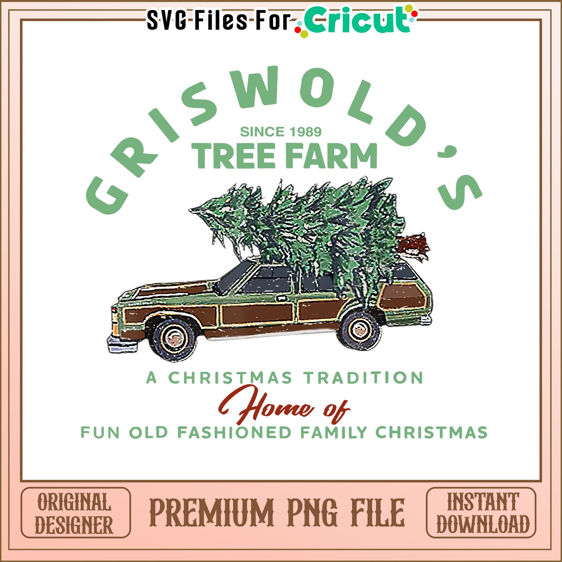 Griswold's Christmas Tree Farm PNG, Instant Download Premium File