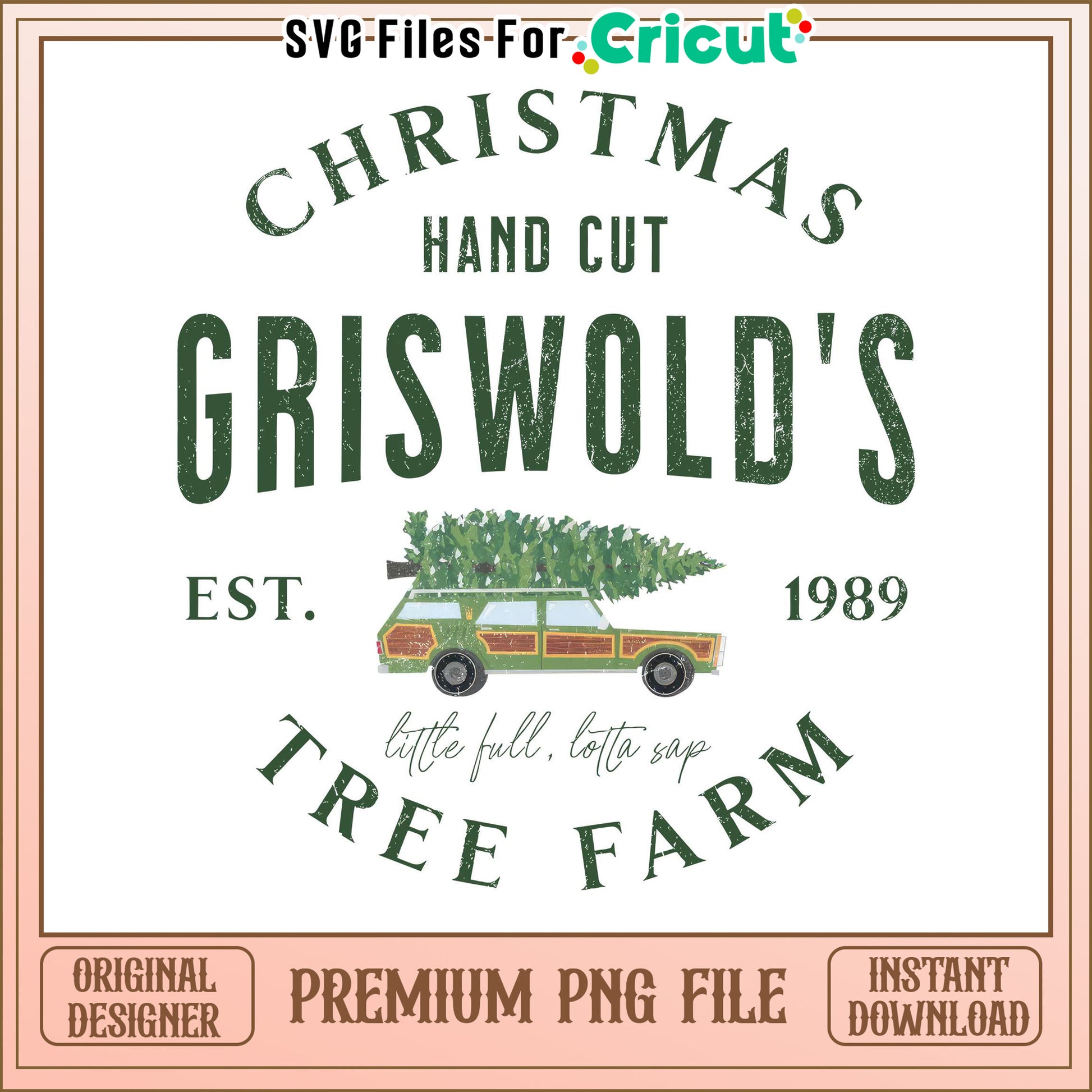 Griswold's Tree Farm PNG Design, Perfect for Holiday Crafts