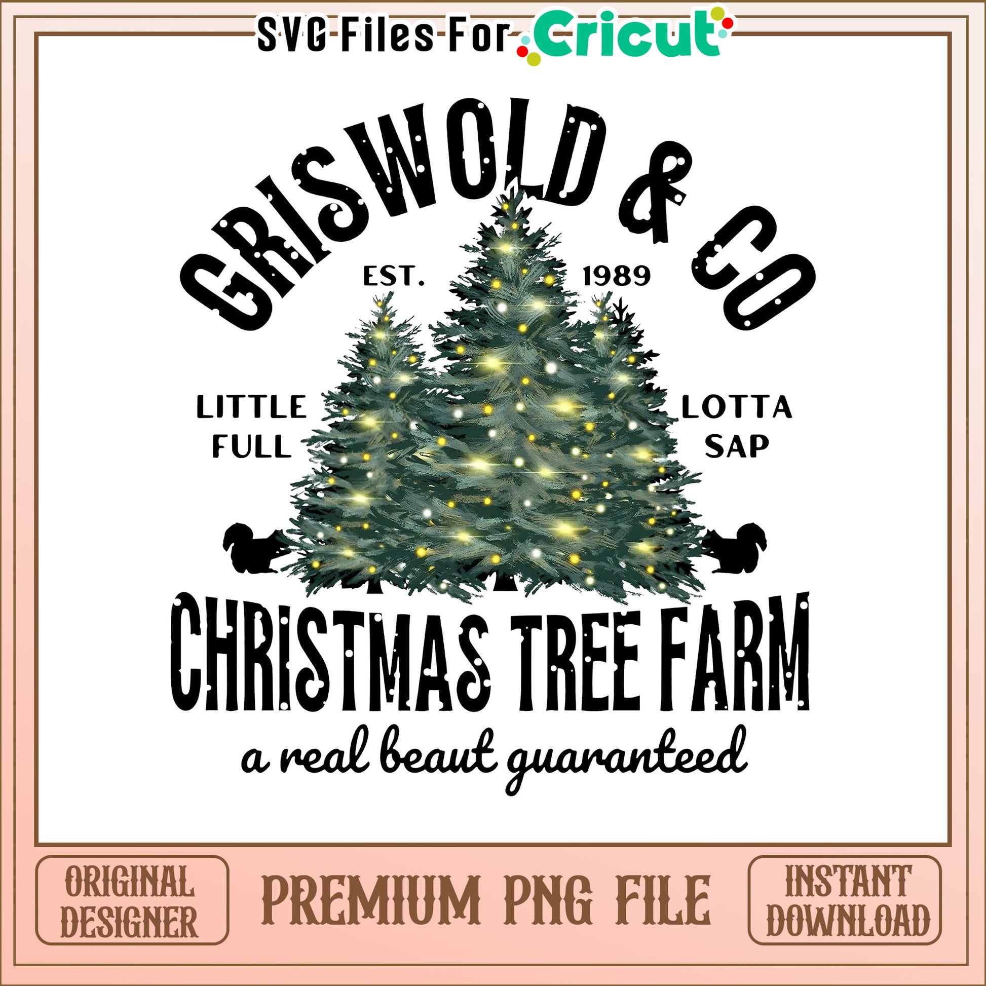 Griswold and CO tree christmas png, griswolds png, griswolds christmas png