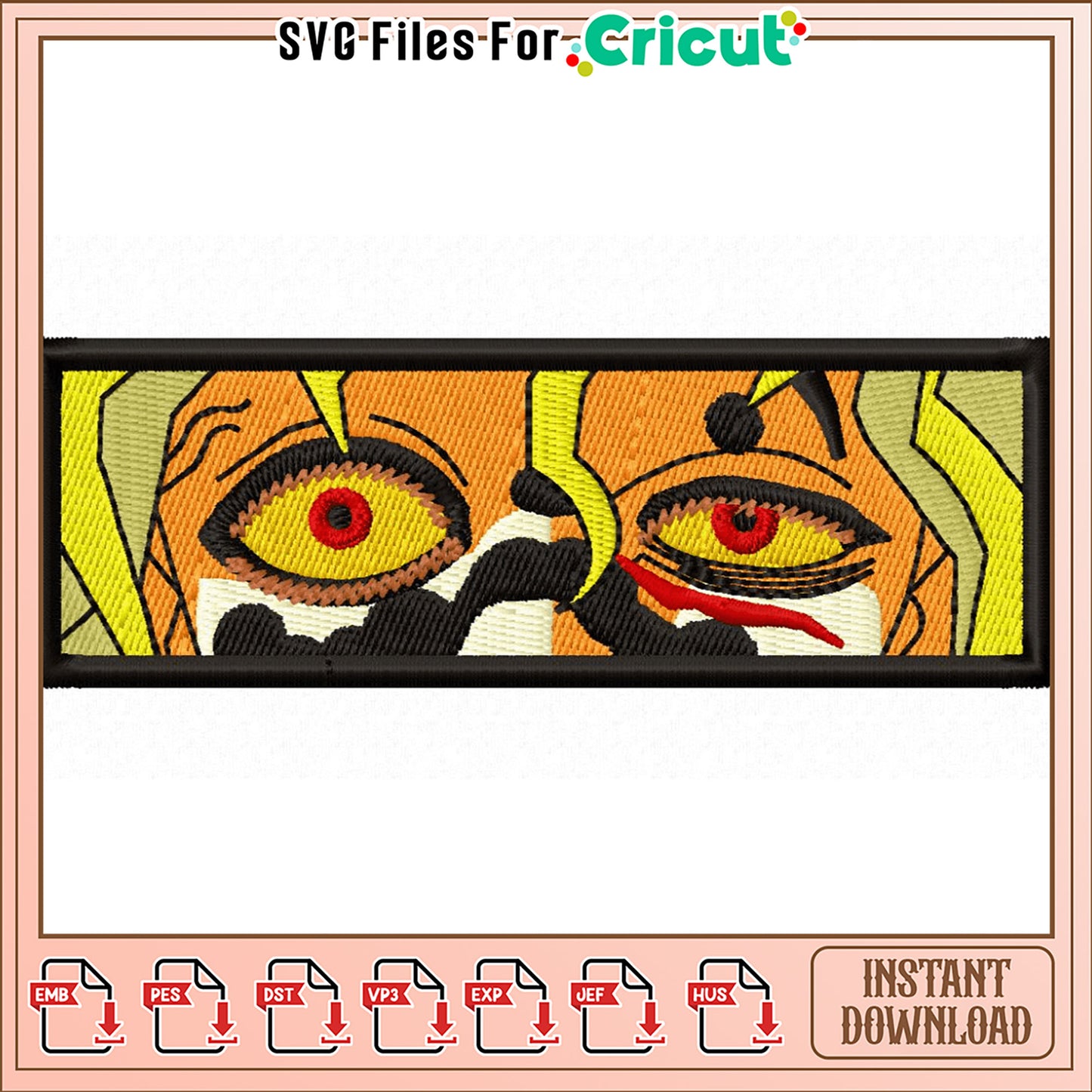 Groovy Eye Embroidery Design for Unique Projects