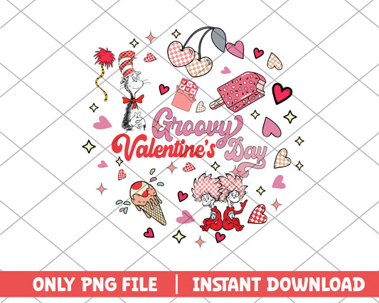 Groovy Valentine'day png