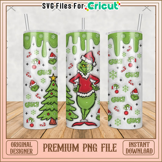 Grummy grinch tumbler png, grinch live action​​ png, christmas movies​ png