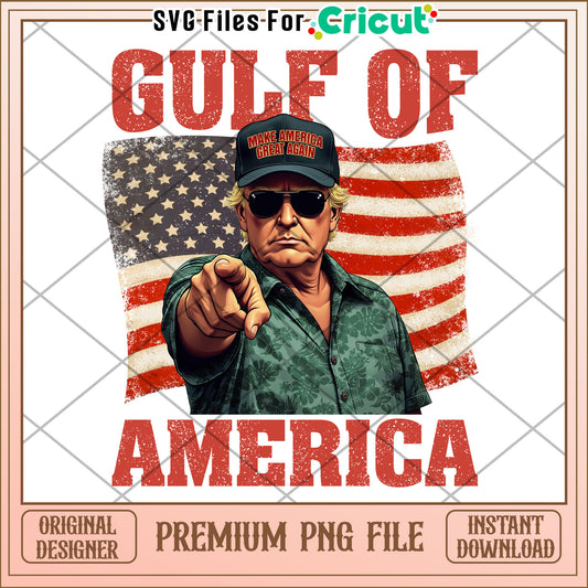 Gulf of america trump design png, gulf of mexico png