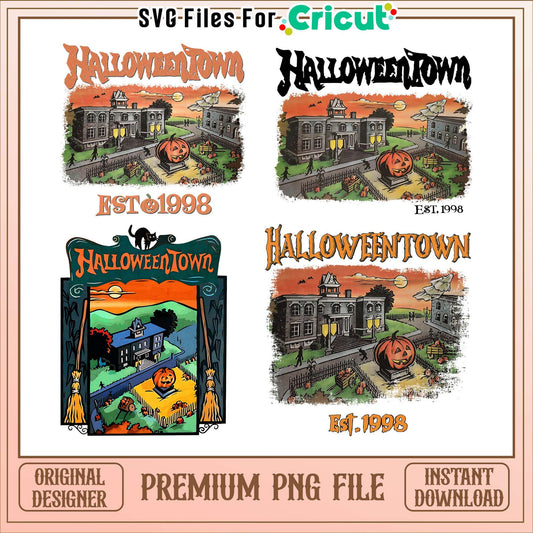 Halloween est 1988 bundle png, halloween town​ png, halloween png